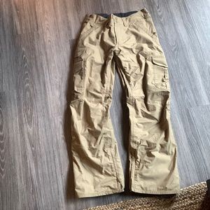 Men’s Burton Snow pants, Khaki, Size S